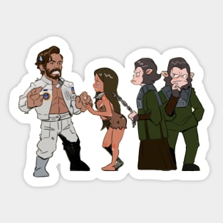 origin of mankind Sticker